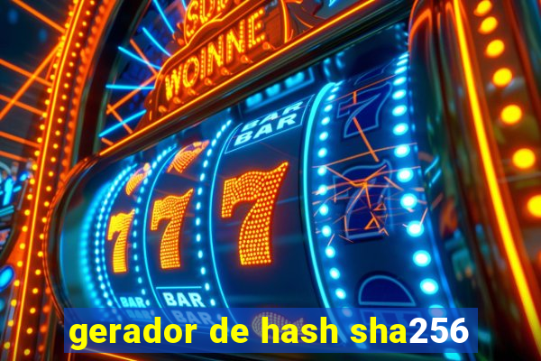 gerador de hash sha256